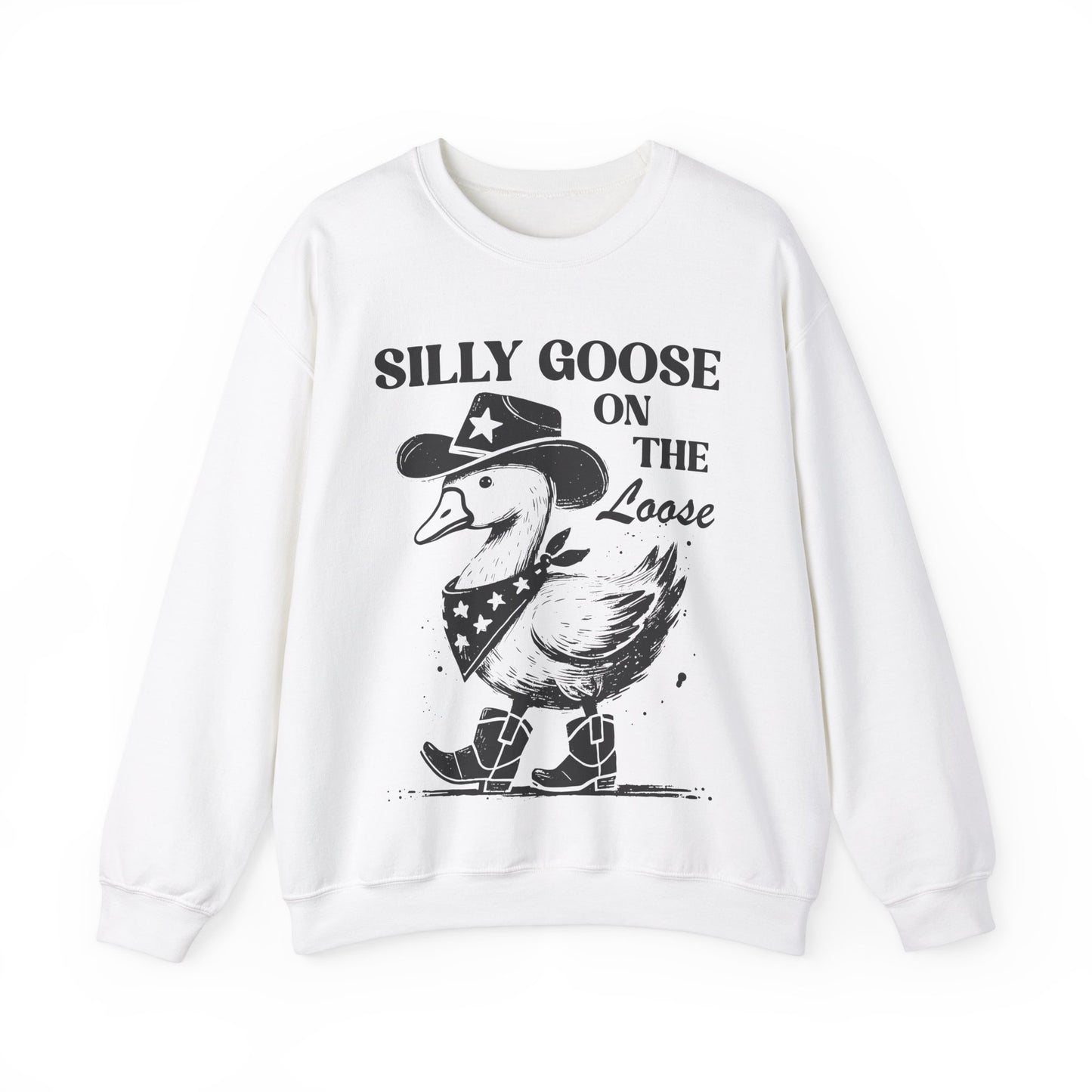 Silly Goose On The Loose - Crewneck Sweatshirt