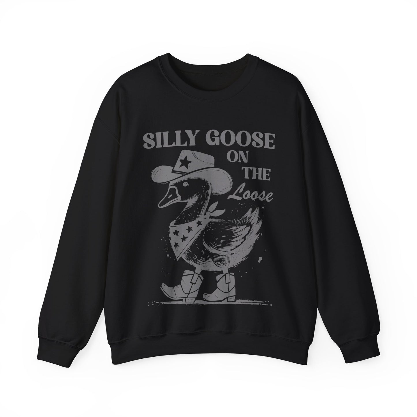 Silly Goose On The Loose - Crewneck Sweatshirt