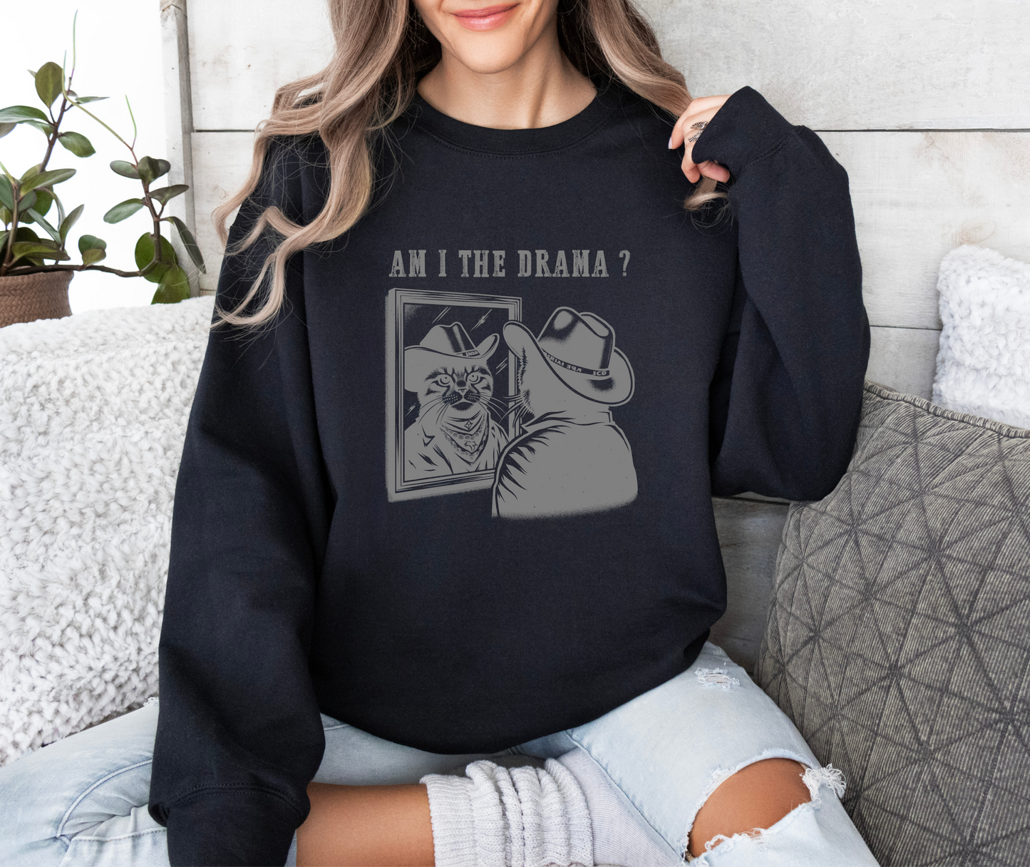 Am I The Drama? - Crewneck Sweatshirt