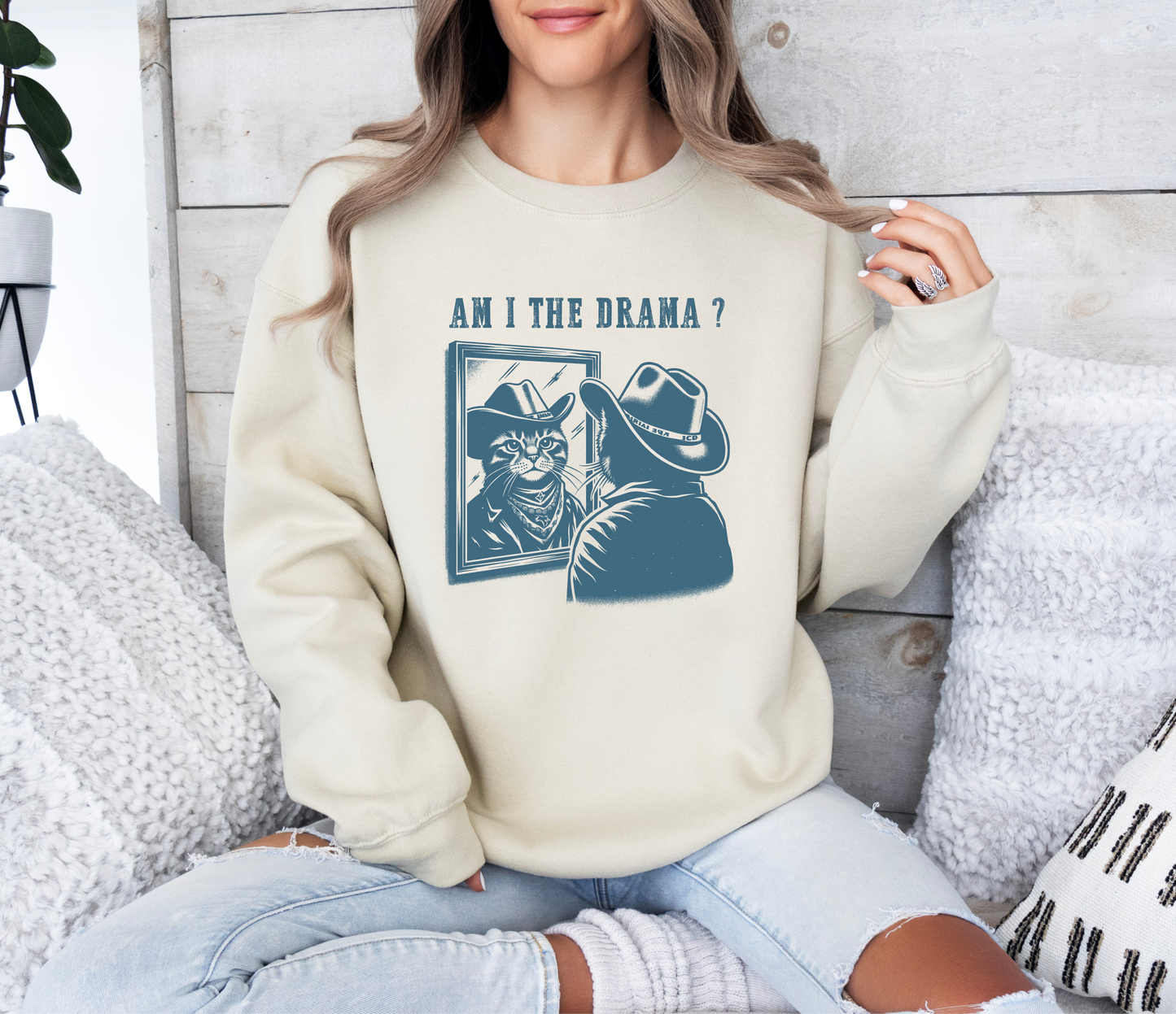 Am I The Drama? - Crewneck Sweatshirt